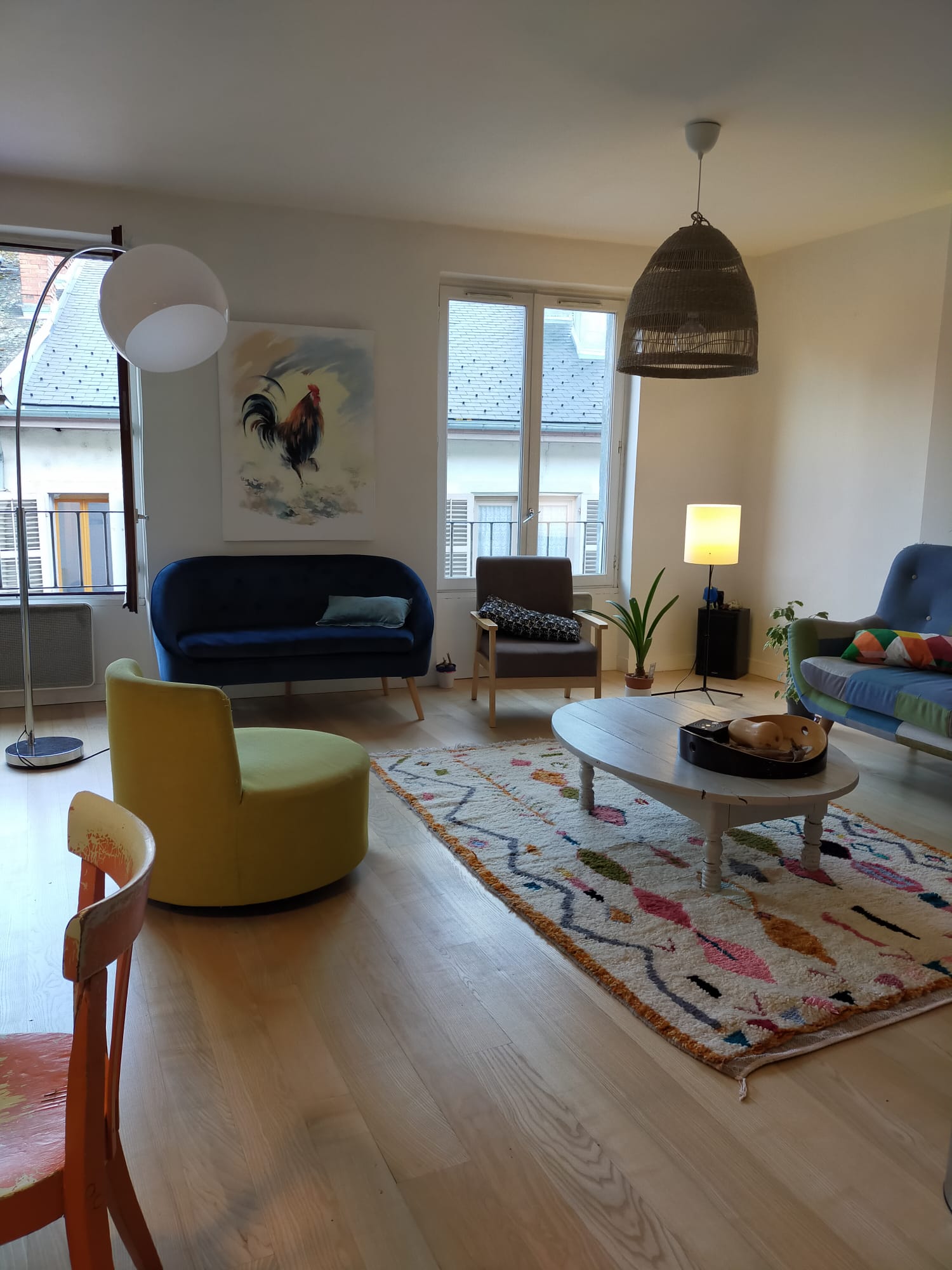 image d'un tapis chez une cliente de Cely tapis berbère chez nos cliente
