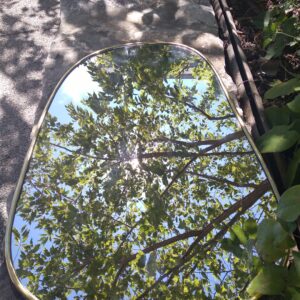Miroir cuivre.