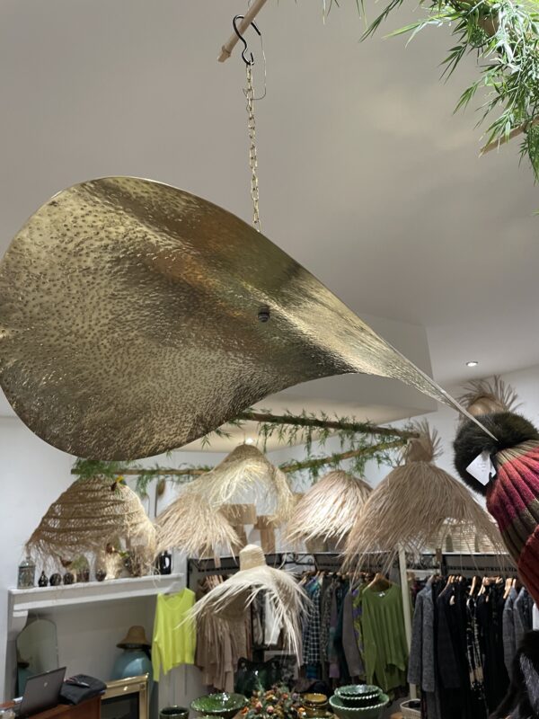 suspension cuivre feuille