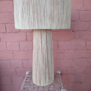 lampe en raphia écru 70 cm