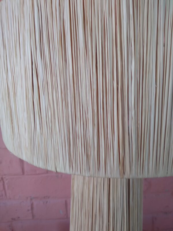 lampe en raphia écru 70 cm