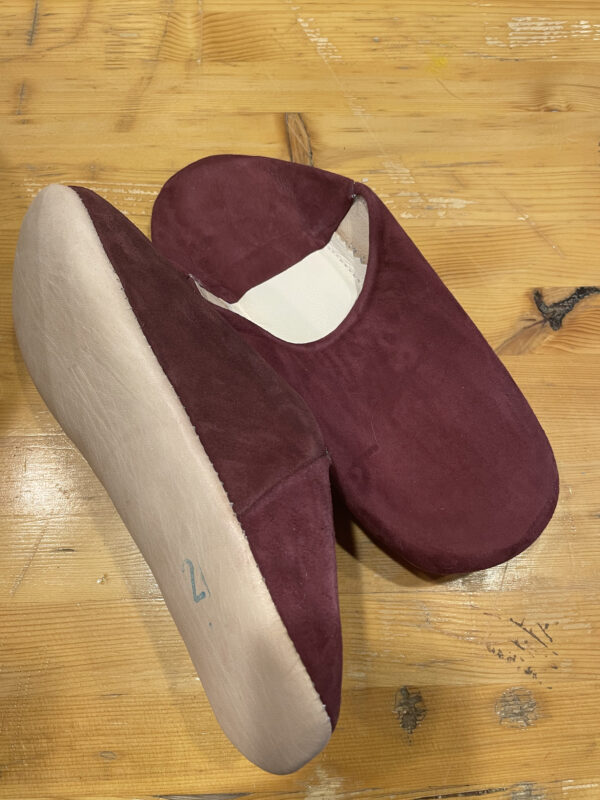 babouches bordeaux