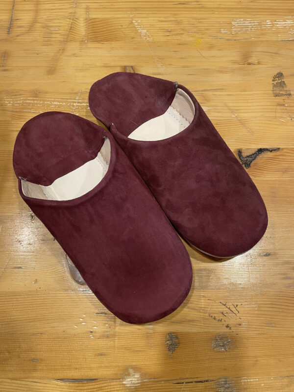 babouches bordeaux