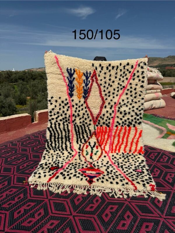 Tapis Azilal motif berbère.