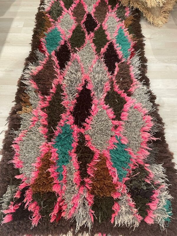 Tapis boucherouite marocain.