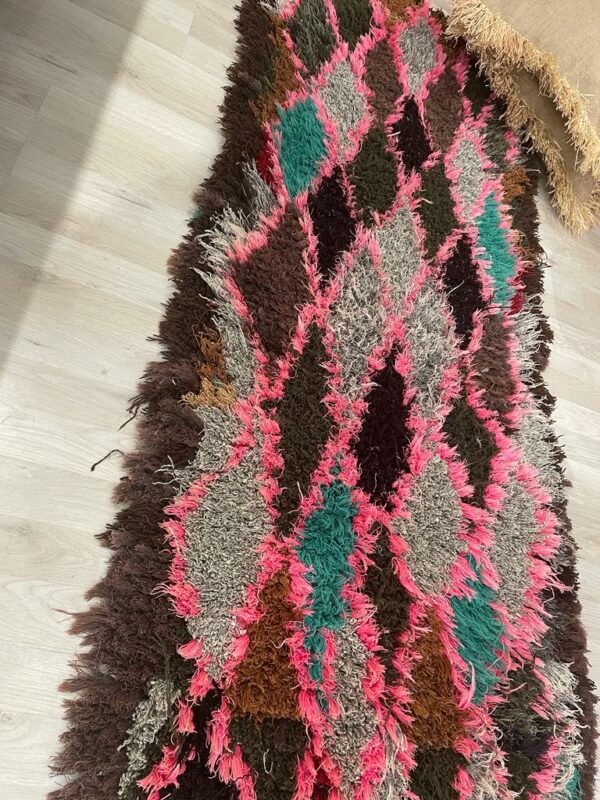 Tapis boucherouite marocain.