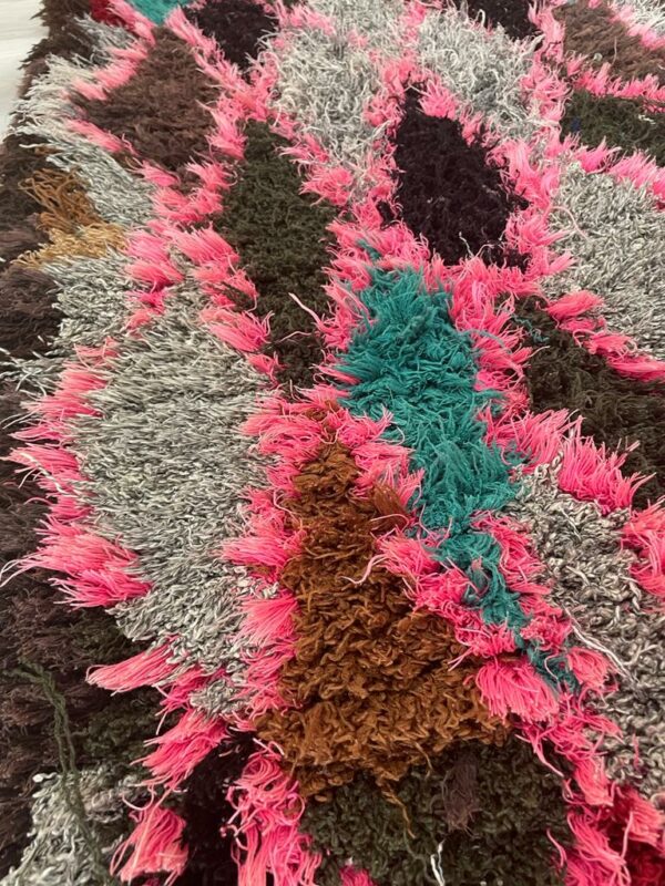 Tapis boucherouite marocain.