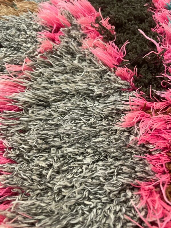 Tapis boucherouite marocain.