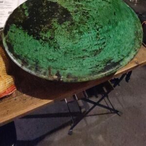 Grand plat de Tamegroute verte 60 cm