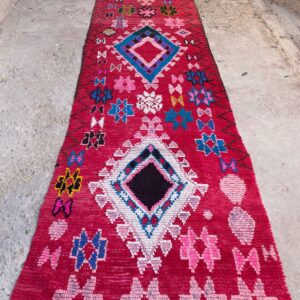 Tapis Vintage format couloir en laine.