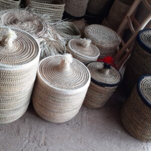 Photo de corbeille à linge marocain.