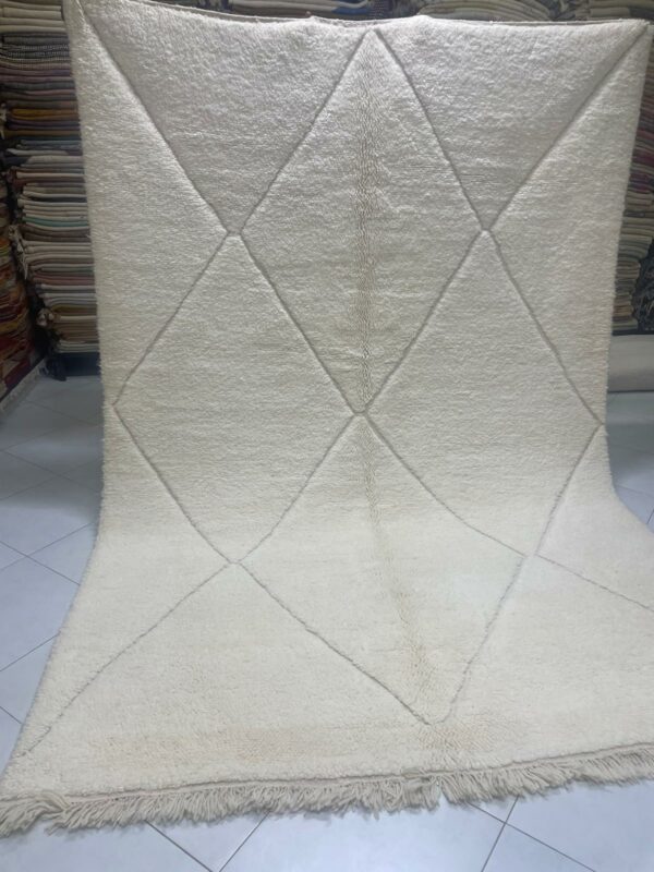 Tapis Beniouarain en laine 300x200 cm. Artisanat marocain.