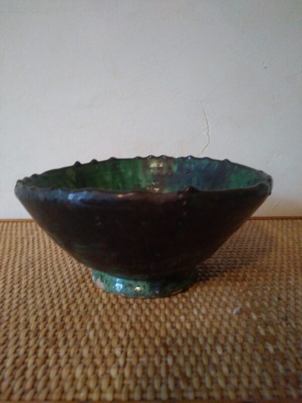 Bol Tamegroute taille M couleur vert.