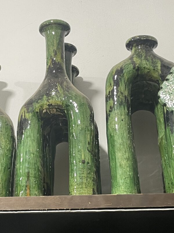 Bougeoire géant de Tamegroute couleur vert - artisanat marocain | cely