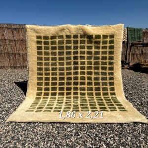 Tapis Mrirt carreaux.