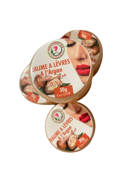 Baume à levres à l'huile d'argan (1) Baume à levres à l'huile d'argan.