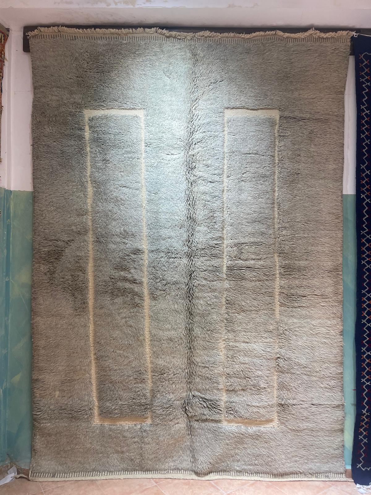 Tapis Mrirt bleu céladon 300x200cm (3) Tapis Mrirt bleu céladon 300x200cm.