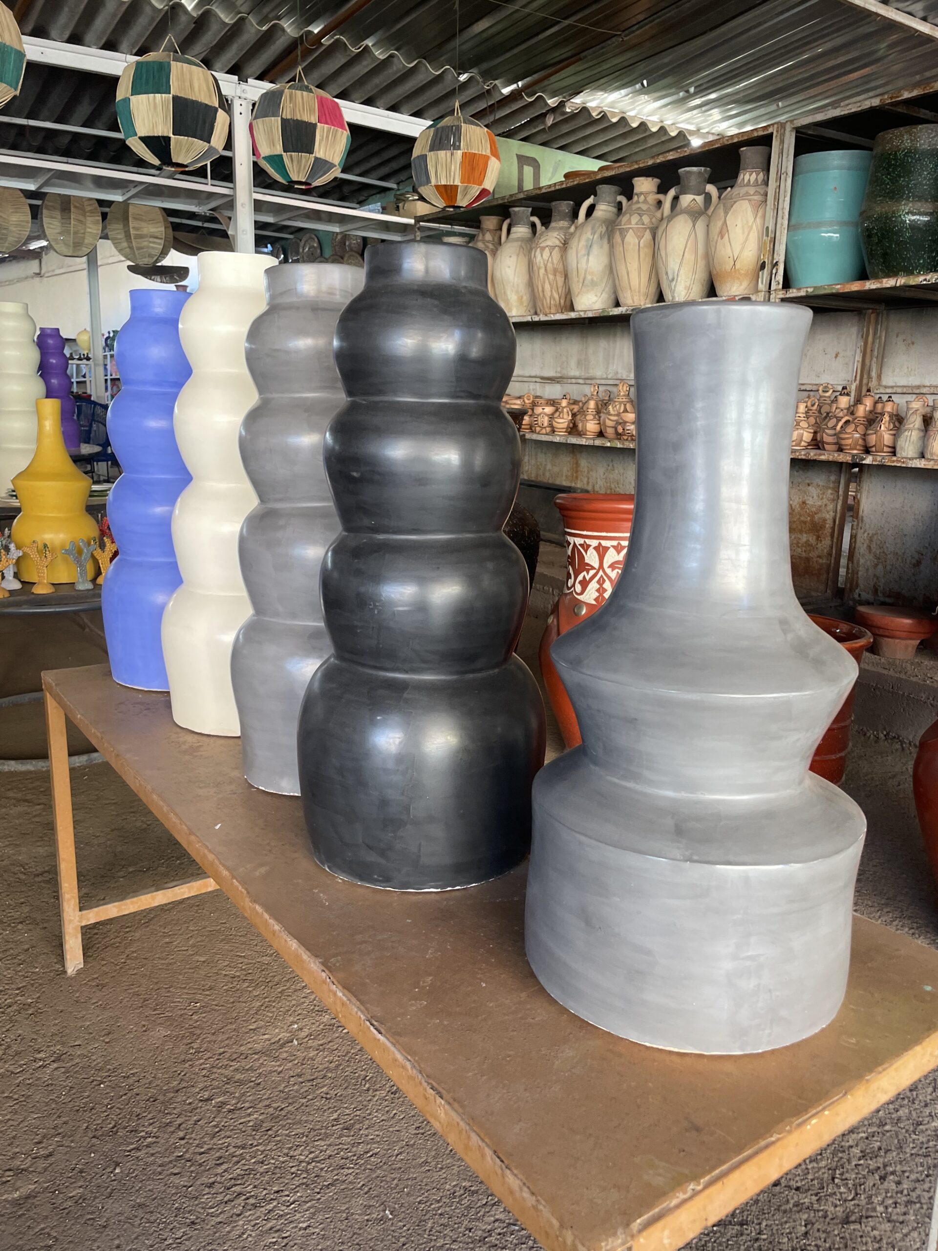 Vase en Béton plusieurs couleurs (1)