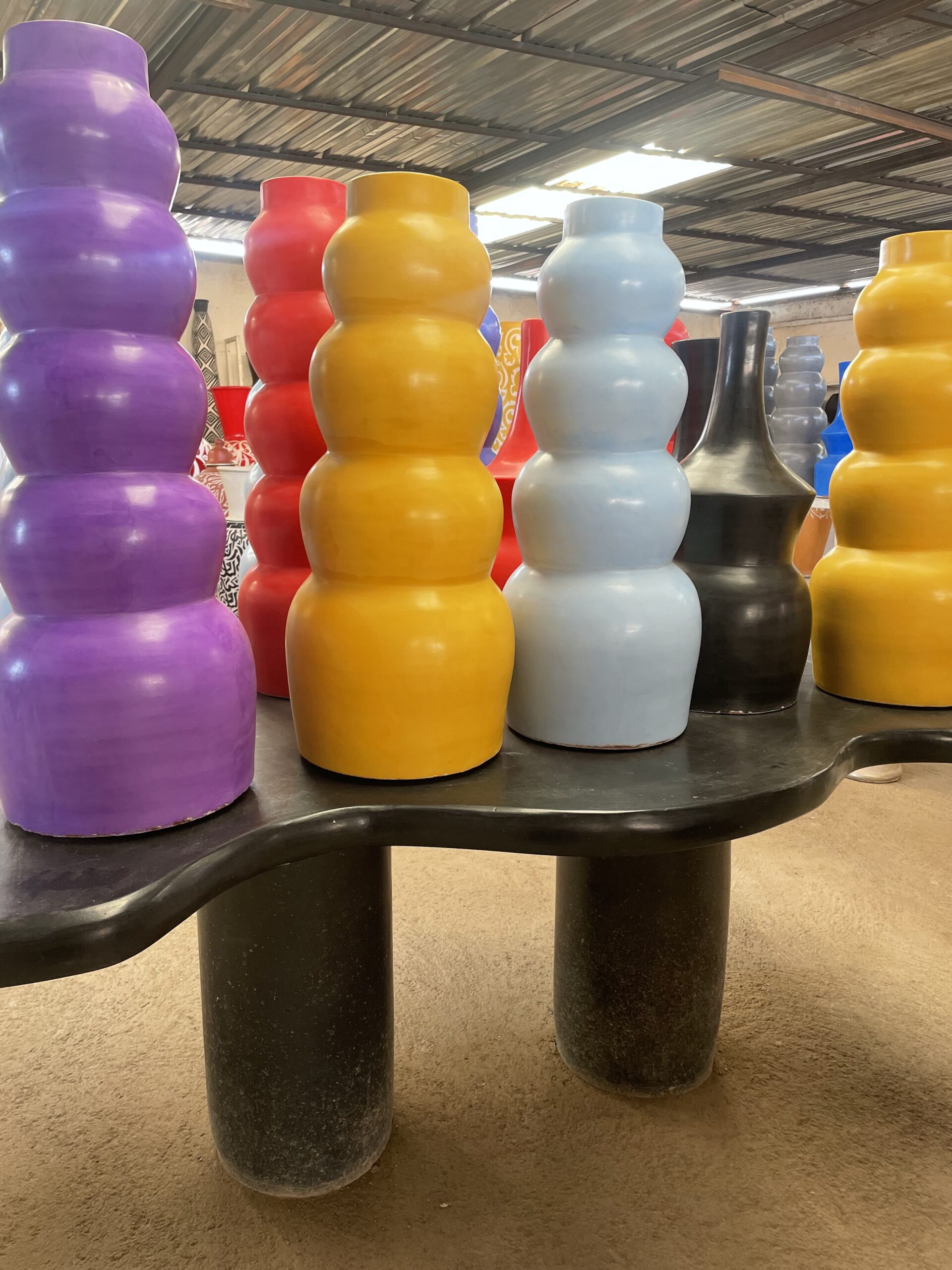 Vase en Béton plusieurs couleurs (2)