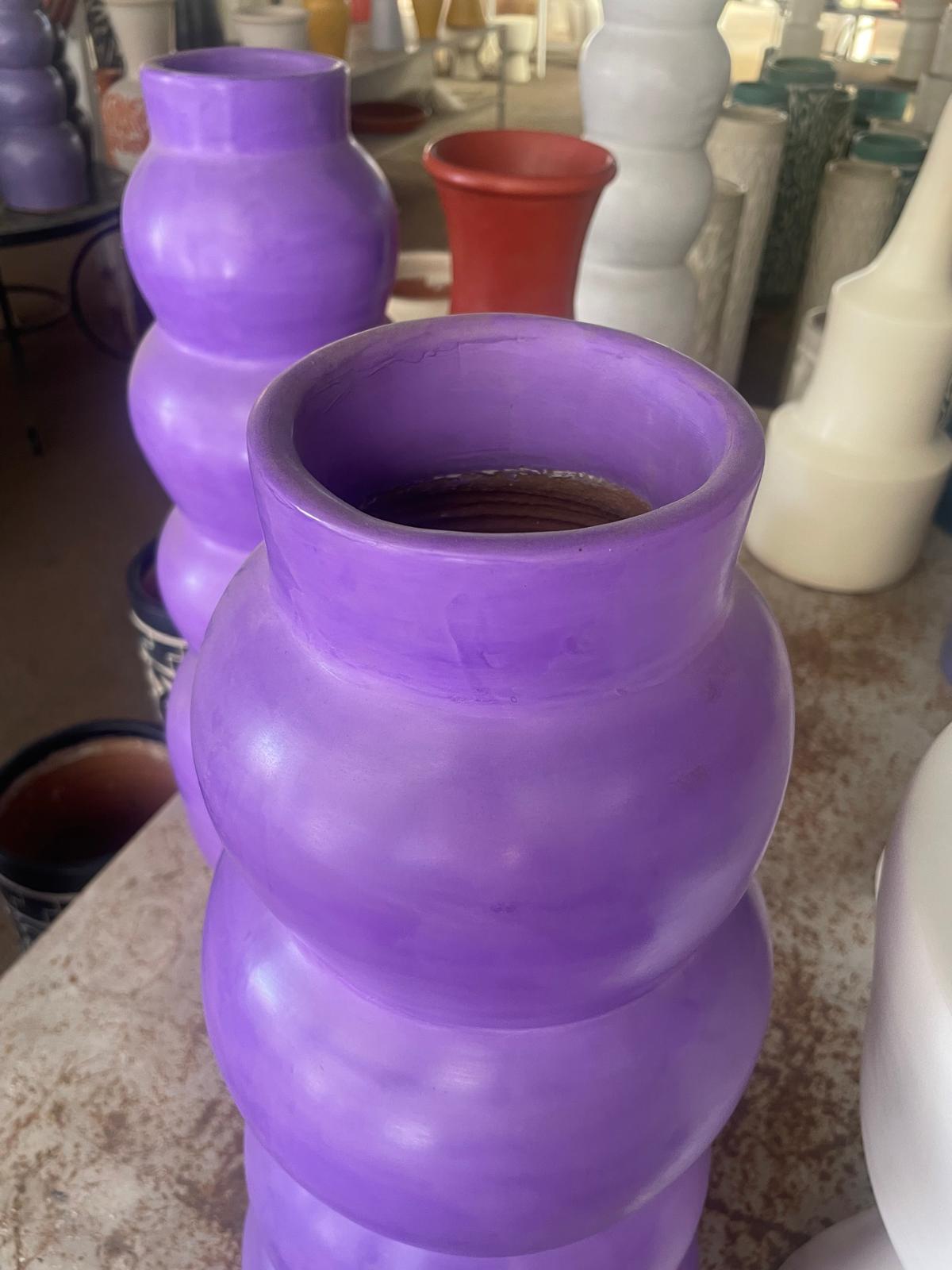 vase design béton plusieurs couleurs (5) Vase modene en béton plusieurs couleurs