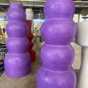 Vase modene en béton plusieurs couleurs